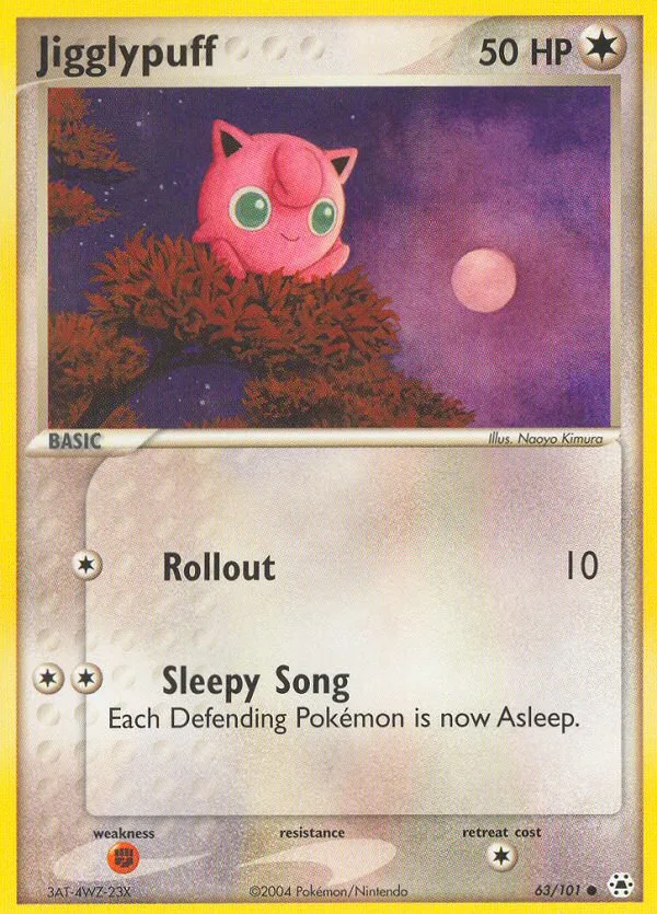 Jigglypuff EX Hidden Legends card