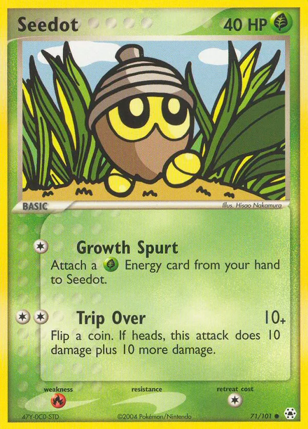 Seedot EX Hidden Legends card