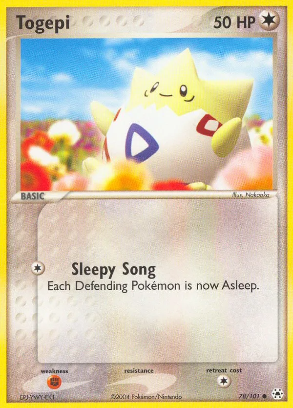 Togepi #78 EX Hidden Legends Pokemon card