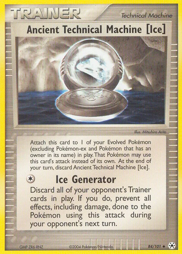 Ancient Technical Machine [Ice] EX Hidden Legends card