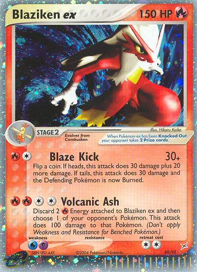 Blaziken ex #89 EX Team Magma vs Team Aqua Pokemon card