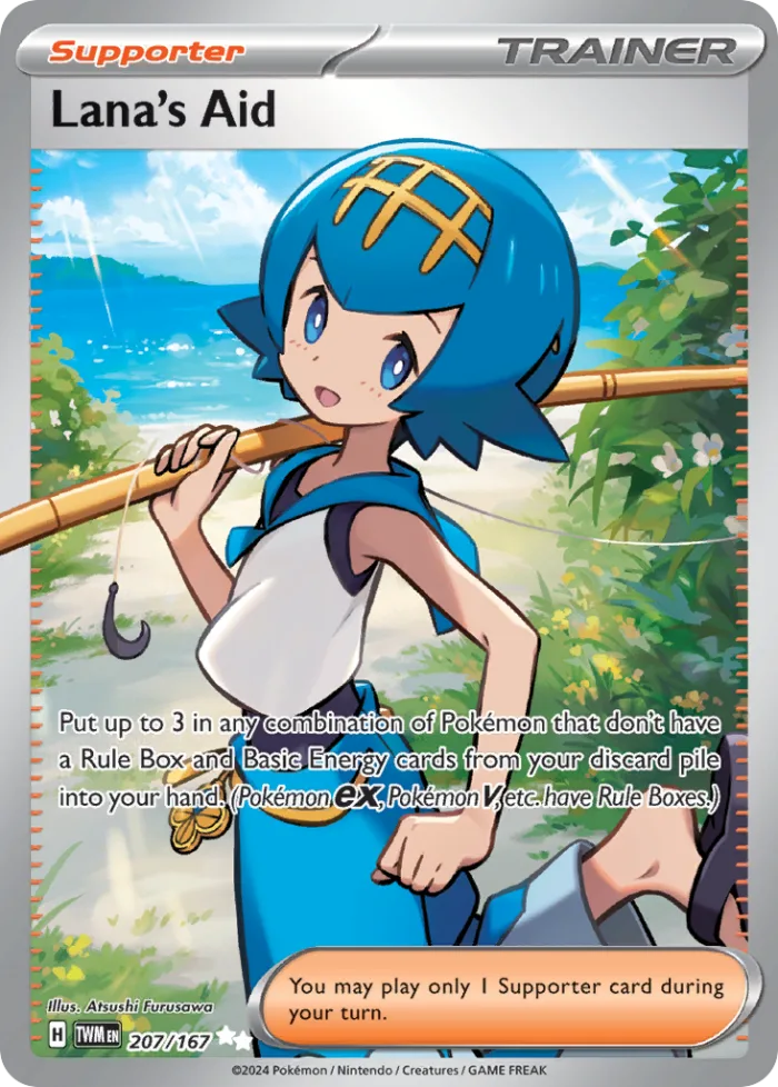 Lana's Aid #207 Twilight Masquerade Pokemon card