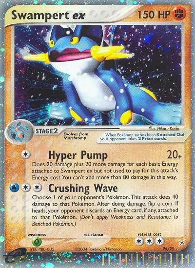Swampert ex #95 EX Team Magma vs Team Aqua Pokemon card