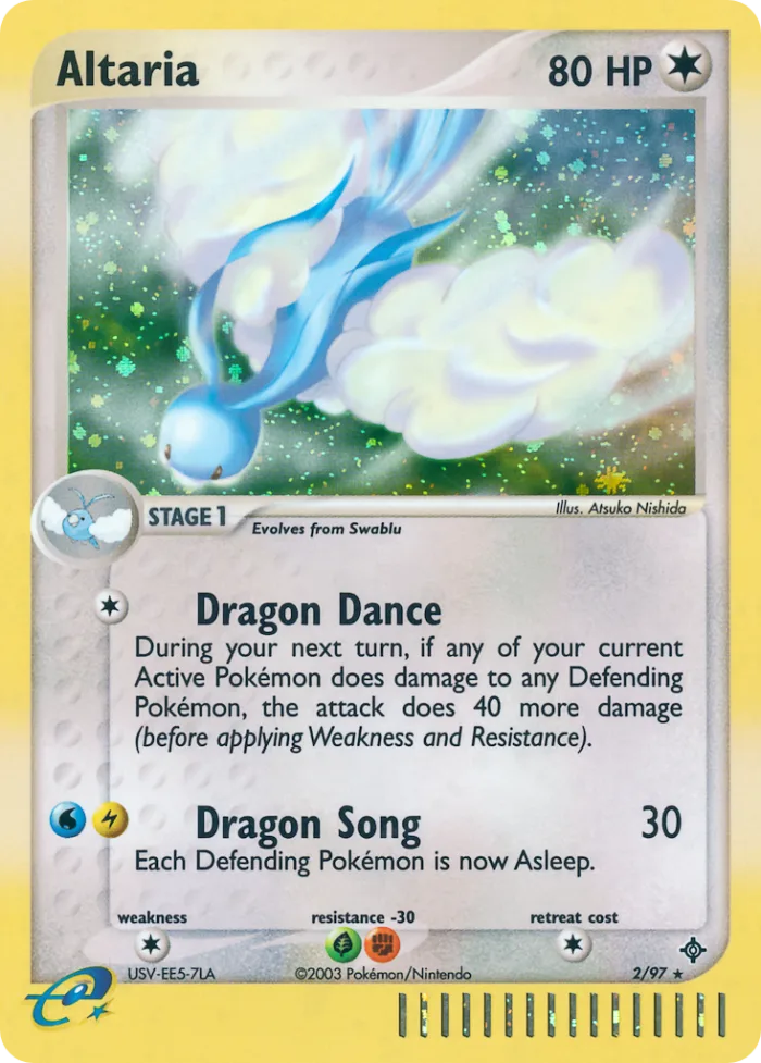 Altaria #2 EX Dragon Pokemon card