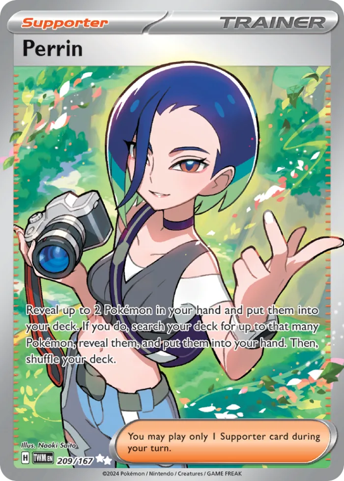 Perrin #209 Twilight Masquerade Pokemon card