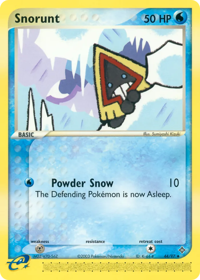Snorunt EX Dragon card