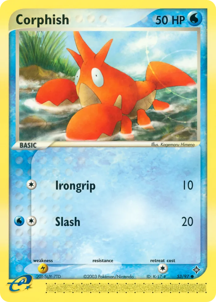 Corphish EX Dragon card