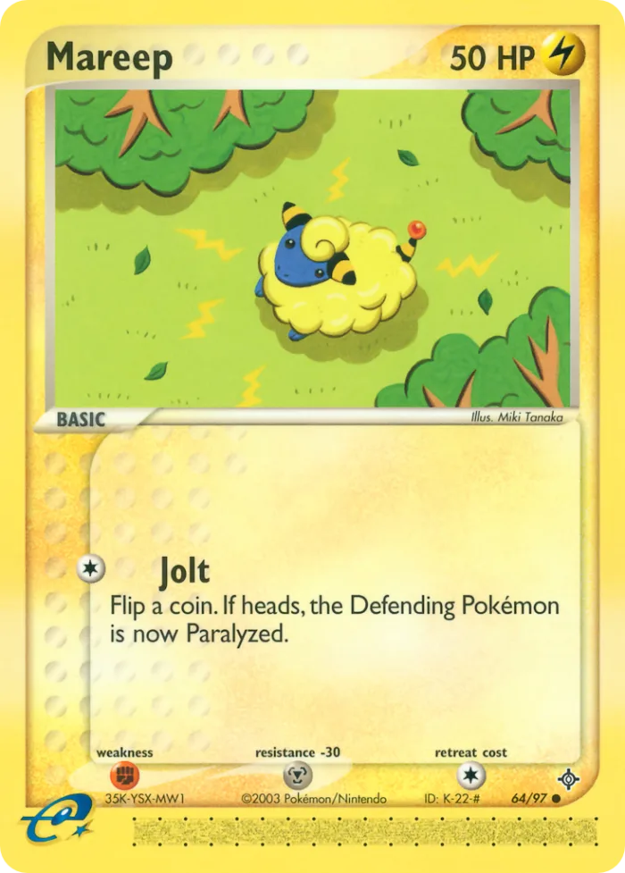 Mareep EX Dragon card