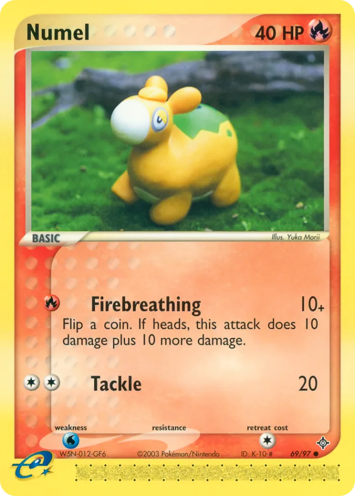 Numel EX Dragon card
