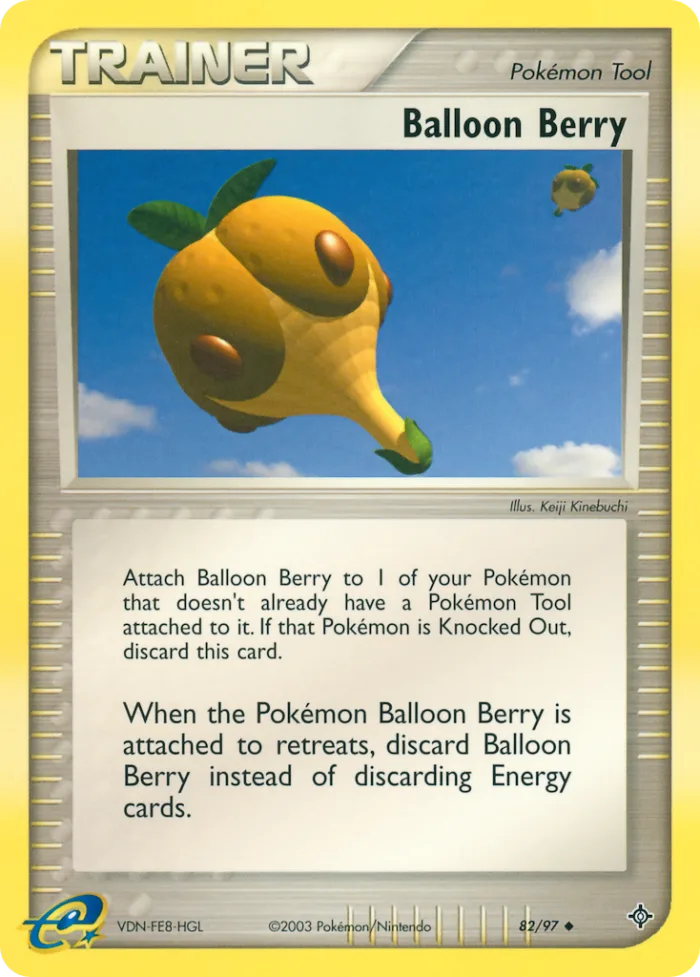 Balloon Berry #82 EX Dragon Pokemon card
