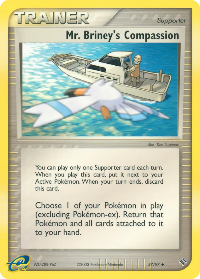 Mr. Briney's Compassion #87 EX Dragon Pokemon card