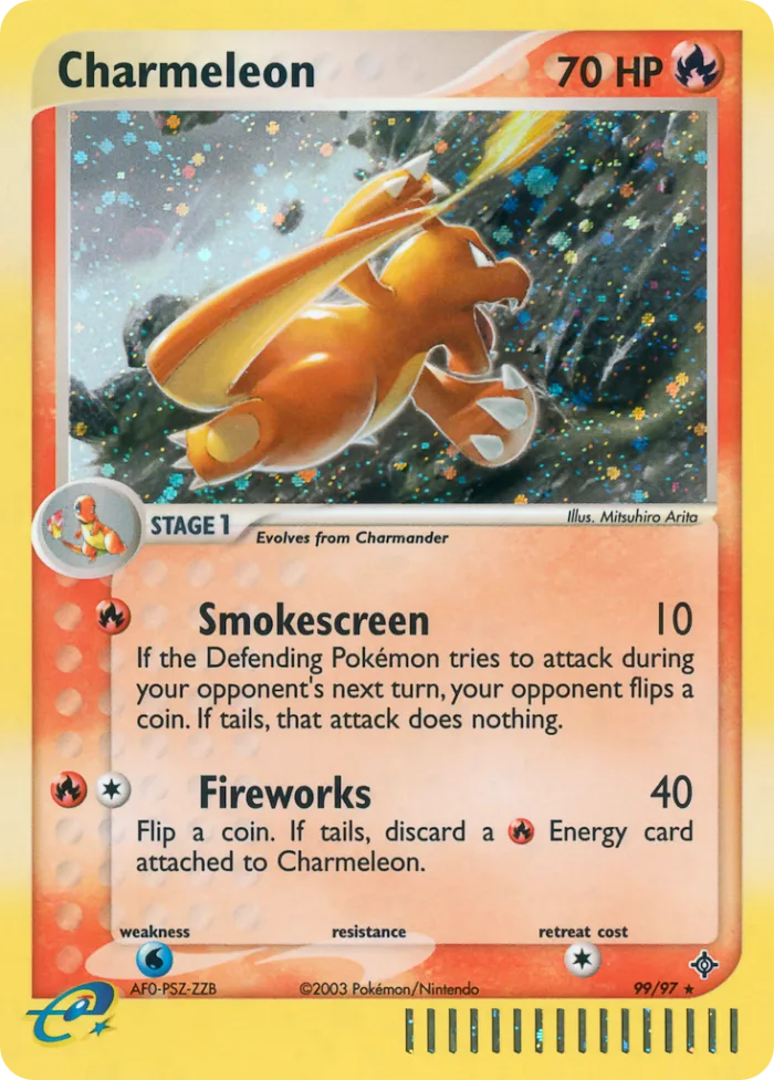 Charmeleon #99 EX Dragon Pokemon card