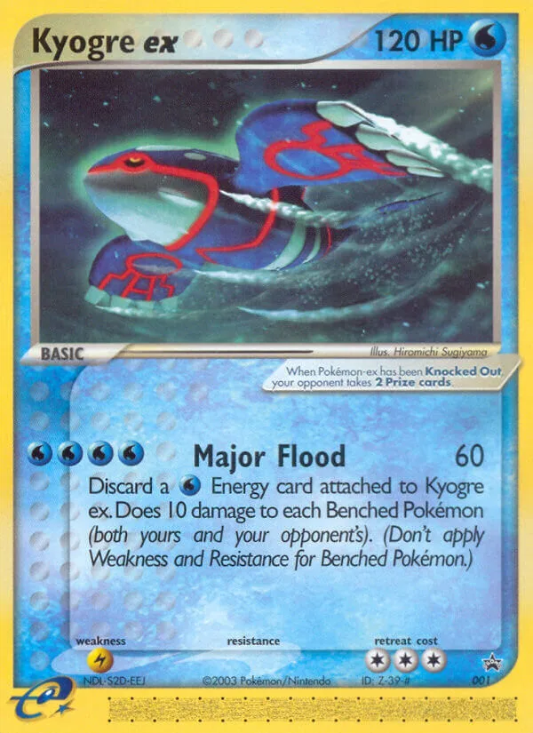 Kyogre ex Nintendo Black Star Promos card