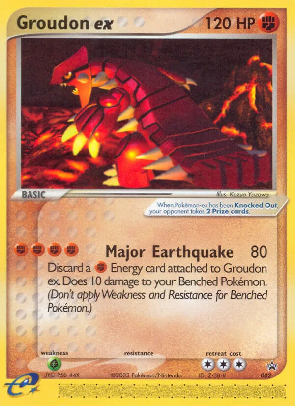 Groudon ex #2 Nintendo Black Star Promos Pokemon card