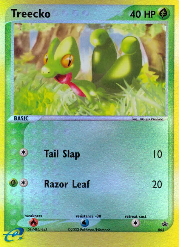 Treecko Nintendo Black Star Promos card