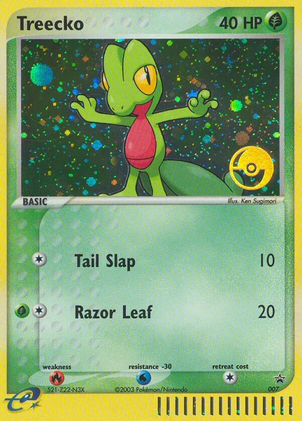 Treecko #7 Nintendo Black Star Promos Pokemon card