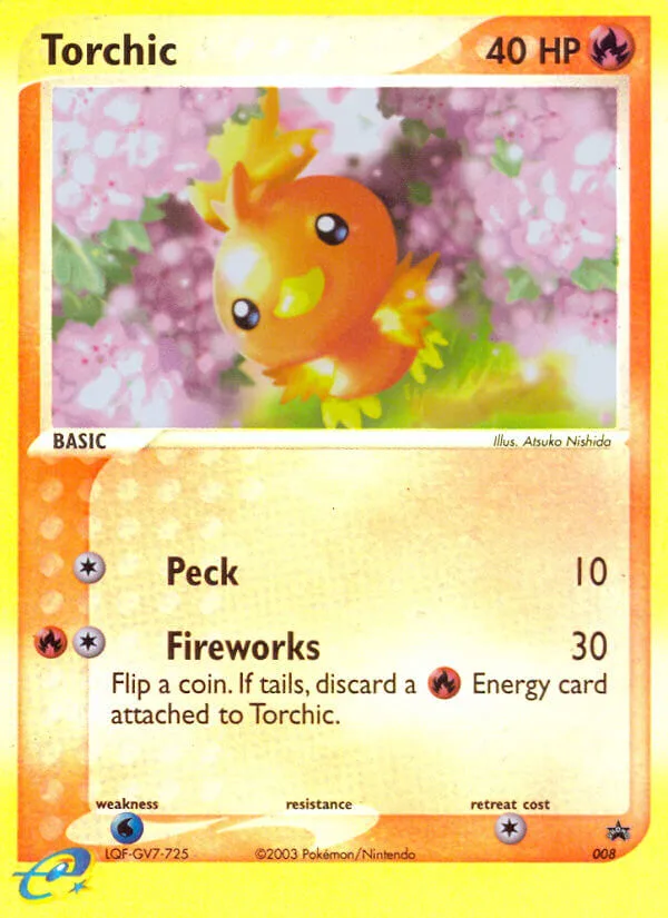 Torchic Nintendo Black Star Promos card