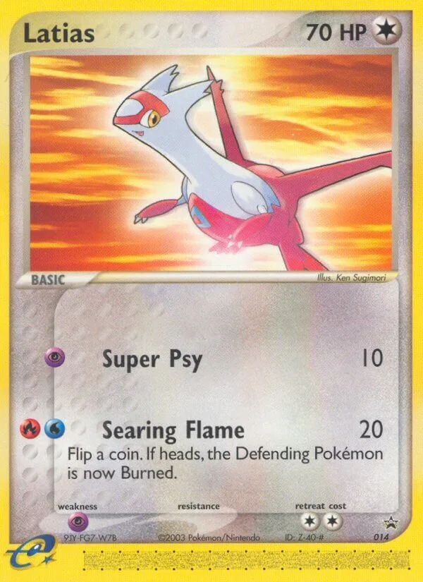 Latias Nintendo Black Star Promos card
