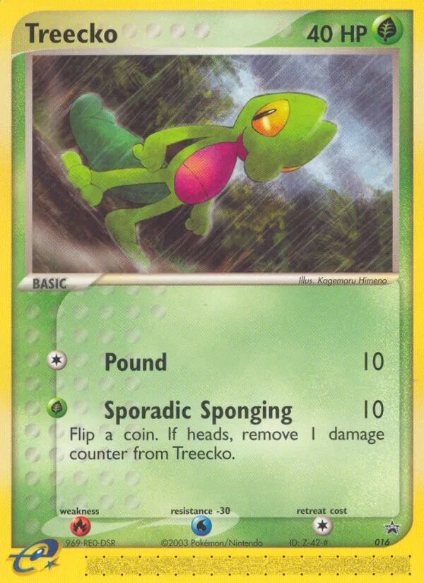 Treecko Nintendo Black Star Promos card