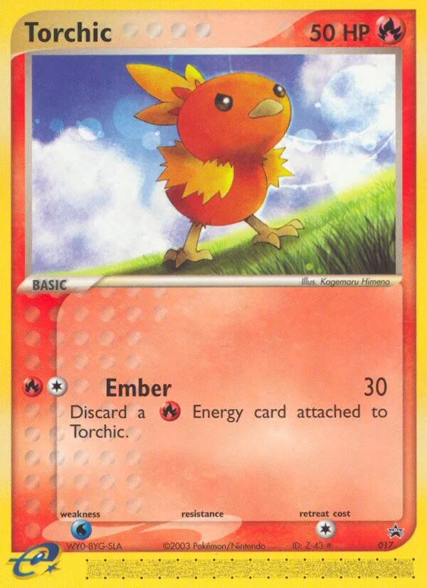 Torchic Nintendo Black Star Promos card