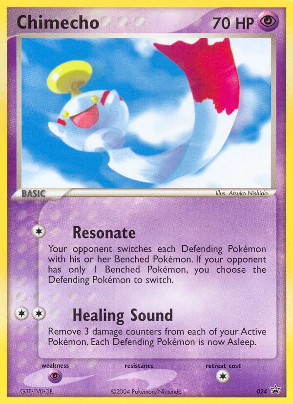 Chimecho #24 Nintendo Black Star Promos Pokemon card