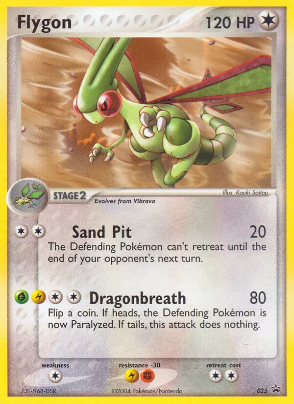 Flygon #25 Nintendo Black Star Promos Pokemon card