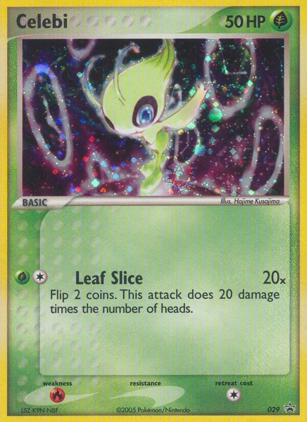Celebi #29 Nintendo Black Star Promos Pokemon card