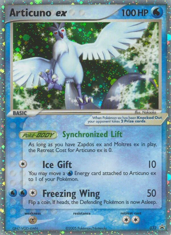 Articuno ex #32 Nintendo Black Star Promos Pokemon card