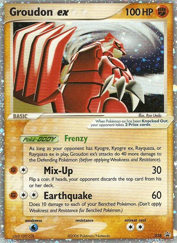 Groudon ex #38 Nintendo Black Star Promos Pokemon card