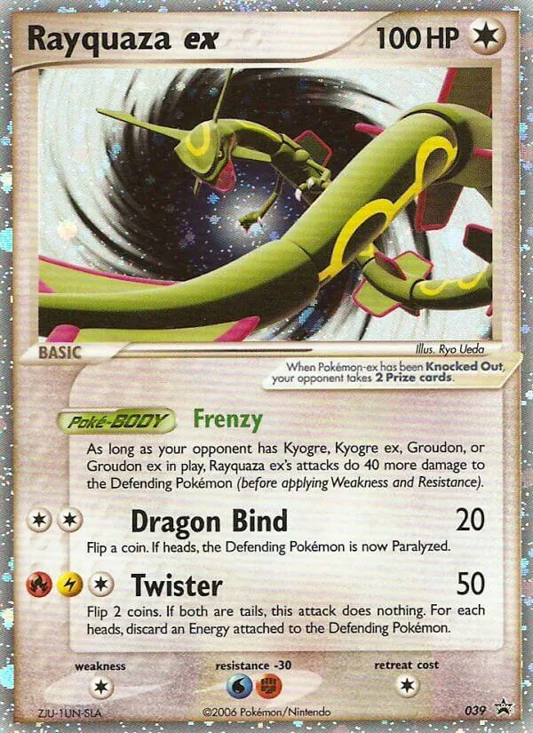 Rayquaza ex #39 Nintendo Black Star Promos Pokemon card