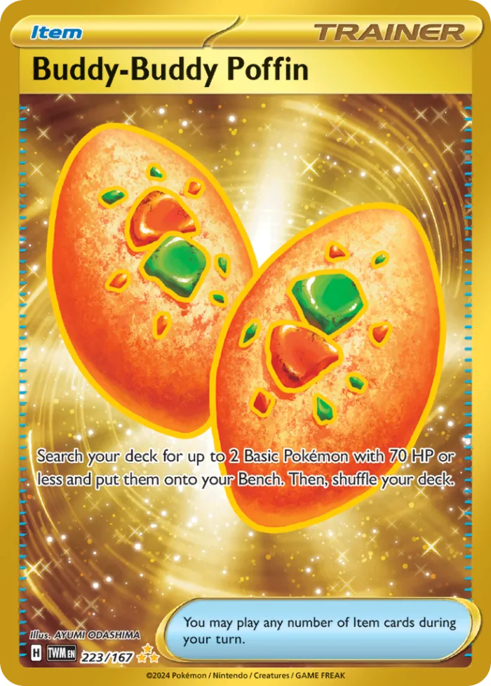 Buddy-Buddy Poffin #223 Twilight Masquerade Pokemon card