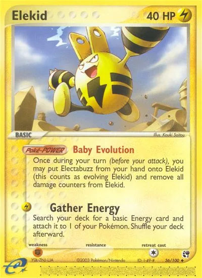 Elekid EX Sandstorm card