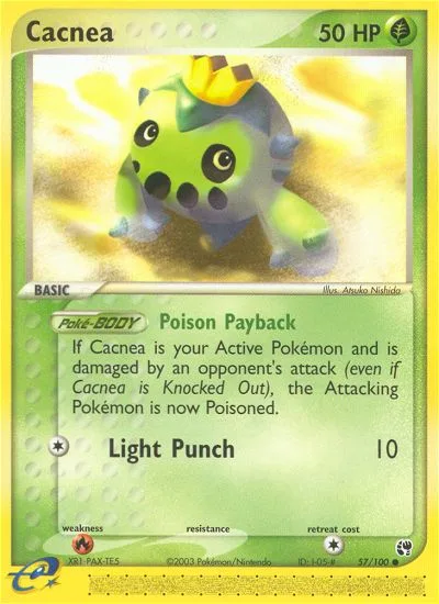 Cacnea EX Sandstorm card