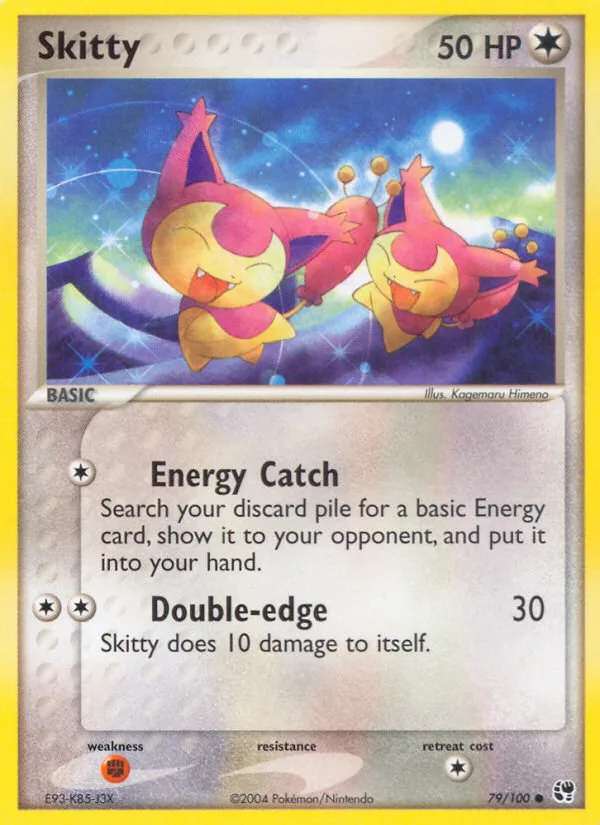 Skitty #79 EX Sandstorm Pokemon card