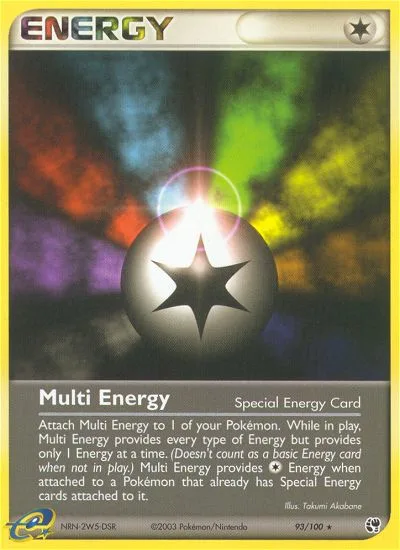Multi Energy #93 EX Sandstorm Pokemon card