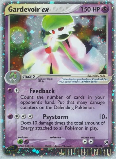 Gardevoir ex #96 EX Sandstorm Pokemon card