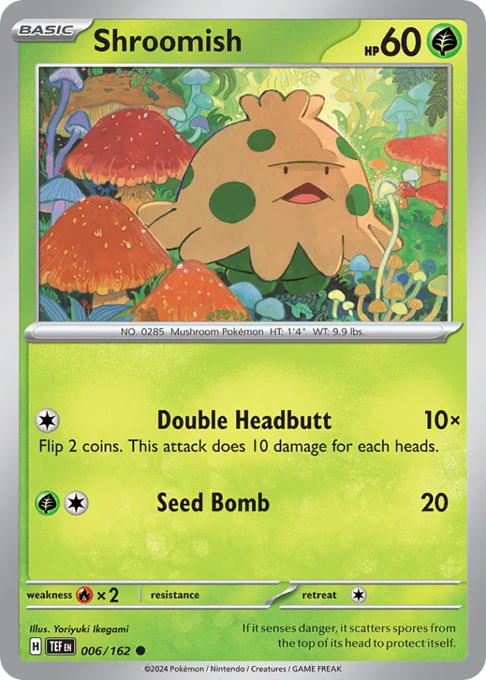 Shroomish #6 Temporal Forces Pokemon card
