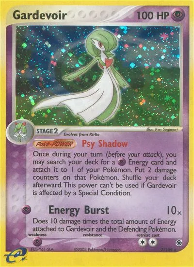 Gardevoir #7 EX Ruby & Sapphire Pokemon card