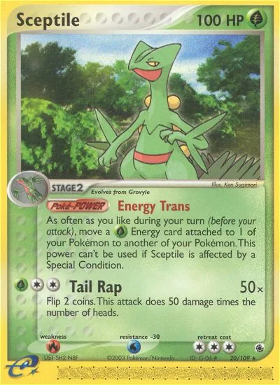 Sceptile EX Ruby & Sapphire card