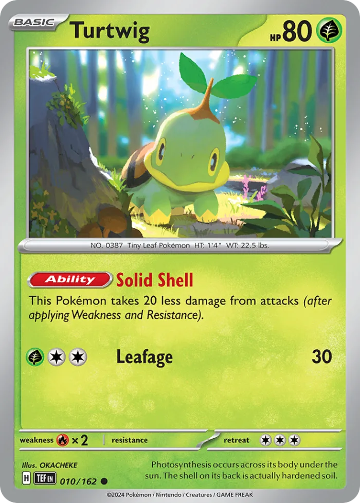 Turtwig #10 Temporal Forces Pokemon card