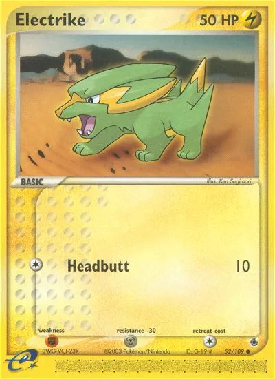 Electrike EX Ruby & Sapphire card