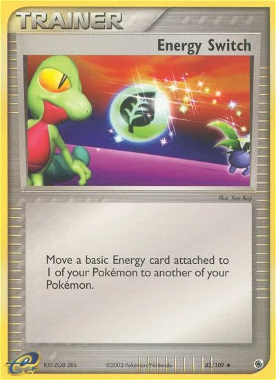 Energy Switch #82 EX Ruby & Sapphire Pokemon card