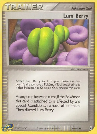 Lum Berry #84 EX Ruby & Sapphire Pokemon card