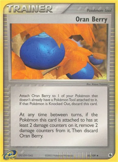 Oran Berry EX Ruby & Sapphire card