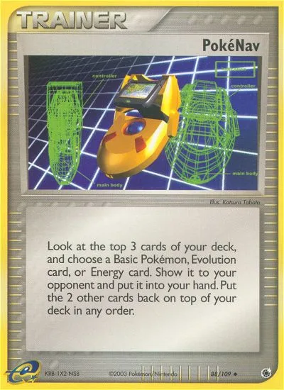 PokéNav #88 EX Ruby & Sapphire Pokemon card