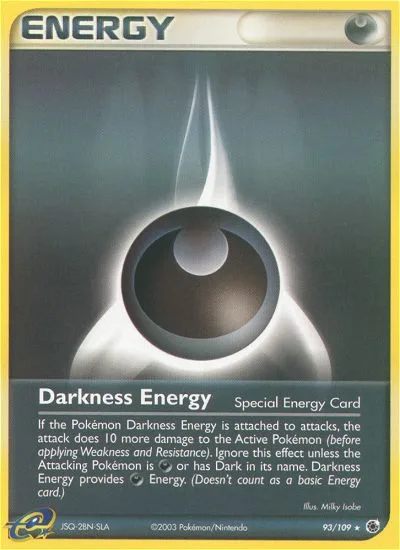 Darkness Energy #93 EX Ruby & Sapphire Pokemon card
