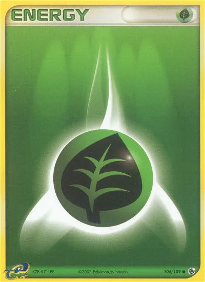 Grass Energy EX Ruby & Sapphire card