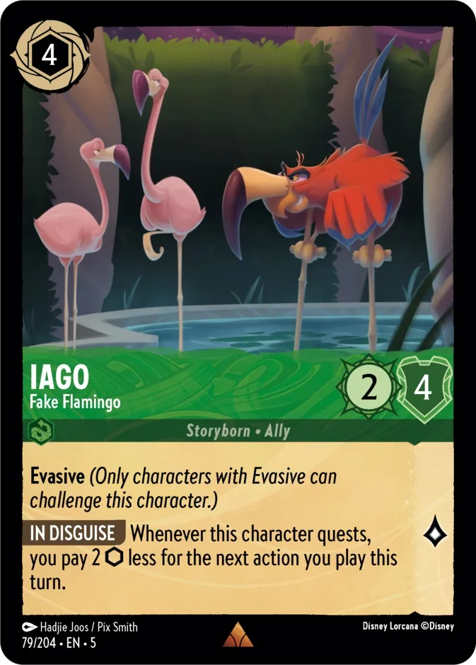 Iago #79 Shimmering Skies Disney Lorcana card