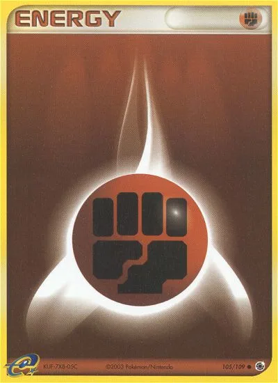Fighting Energy #105 EX Ruby & Sapphire Pokemon card