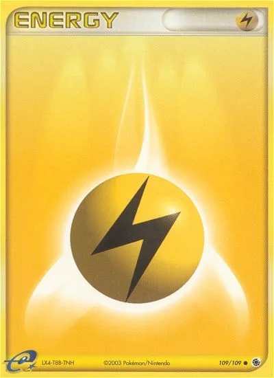 Lightning Energy EX Ruby & Sapphire card